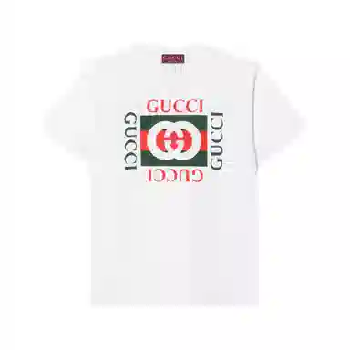 Gucci Logo Print T-Shirt White