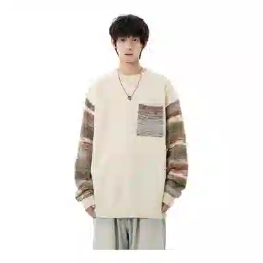 马员外 潮流秋冬季情侣款针织衫 男女同款