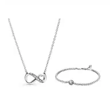 Pandora 925 Silver Bracelet Set
