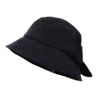 啄木鸟 文艺优雅气质蝴蝶结纯色盆帽秋冬保暖遮脸素颜显脸小桶帽 聚酯纤维 渔夫帽 女款