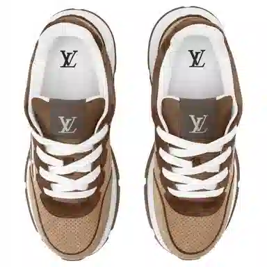 Louis Vuitton Classic Suede Low Top Sneakers Brown