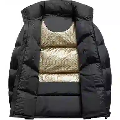 斯巴奴 加厚极寒短款立领拼接面包服时尚百搭保暖通勤羽绒服 男款