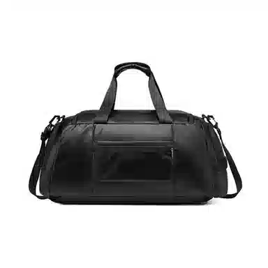 北极猎人 大容量运动 涤纶 旅行包 男女同款情侣款 曜石黑