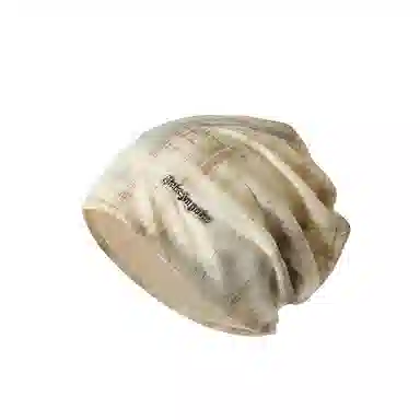 浪莎 韩式扎染潮流百搭显脸小户外休闲旅拍包头 棉 绒线帽 男女同款情侣款