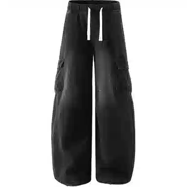 马员外 秋季情侣款长裤牛仔裤 男女同款