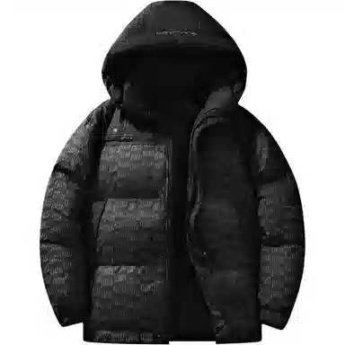 鸭鸭 鹅绒冬季保暖简约休闲时尚舒适抗寒连帽羽绒服 男款