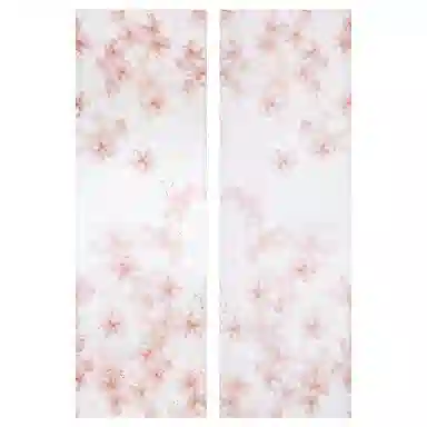 一米画纱 古典国风精致优雅迷梦迷情双层真丝高档气质长款披肩 桑蚕丝 丝巾 女款