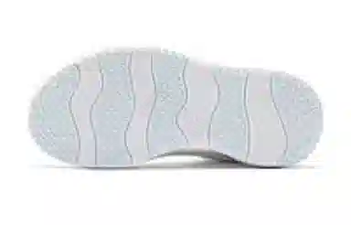 乔丹 圆头舒适 耐磨回弹 中帮 篮球鞋 女款 白蓝色