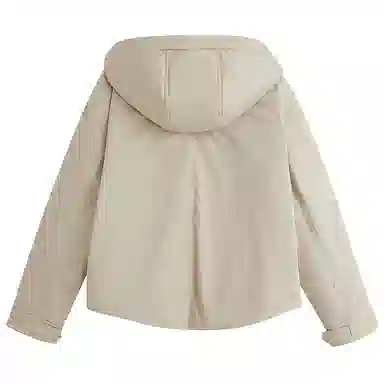 茵曼 百搭简约舒适长袖羽绒服 女款