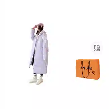 丝絮丝绸 冬季百搭显瘦棉长款保暖大码外套棉服 女款