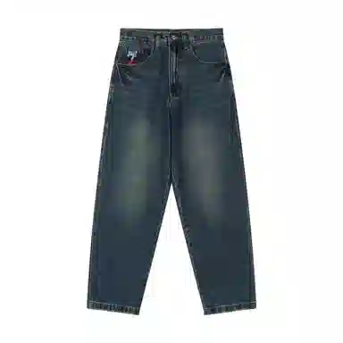 MIND ERROR Vintage Indigo Denim Jeans