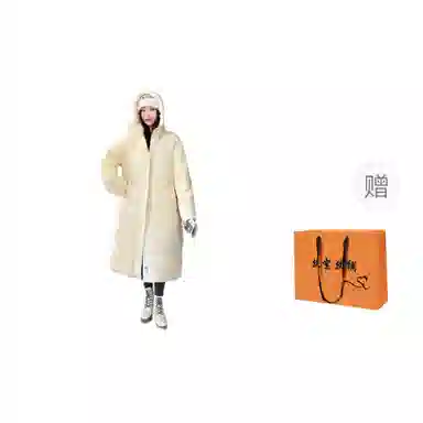 丝絮丝绸 冬季百搭显瘦棉长款保暖大码外套棉服 女款