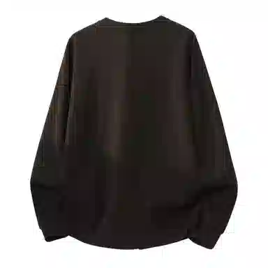 【M-8XL撞色闪耀钻石】布客行 美式复古高街潮牌明线拼接条纹落肩长袖外穿加绒加厚轻奢老钱港风宽松舒适重工重磅华棉百搭卫衣 男女同款