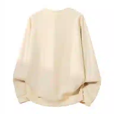 【M-8XL撞色闪耀钻石】布客行 美式复古高街潮牌明线拼接条纹落肩长袖外穿加绒加厚轻奢老钱港风宽松舒适重工重磅华棉百搭卫衣 男女同款