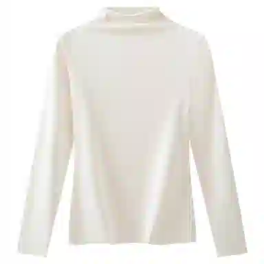 二三二三  高领磨毛堆堆领打底衫柔软亲肤修身保温内衣隐形无痕加绒加厚内搭上衣日常舒适简约百搭保暖上装 女款