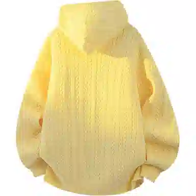 欧迪芬 美式复古设计感秋冬宽松上衣女百搭春秋慵懒风高级感舒适亲肤港风潮牌潮流休闲毛衣 女款