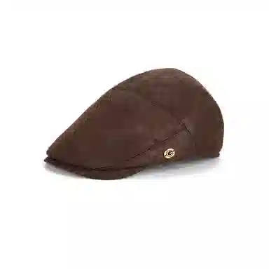山一丸 英伦复古前进帽显脸小时尚反戴文艺画家帽 涤纶 贝雷帽 女款