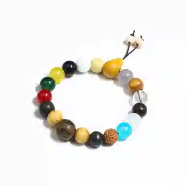 MY Wangtaohua 18-Seed Buddhist Beads Bracelet