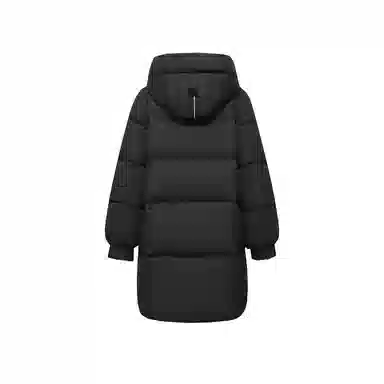 鸭鸭 冬季 中长款连帽韩版时尚百搭加厚保暖羽绒服 女款