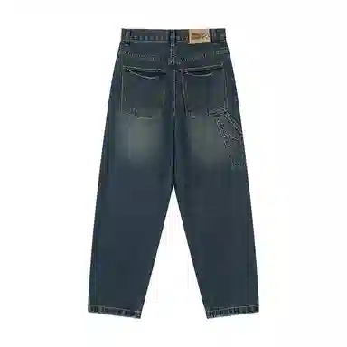 MIND ERROR Vintage Indigo Denim Jeans