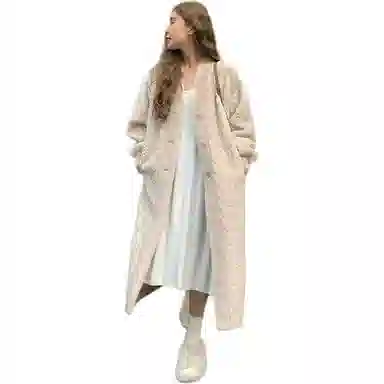 邓大喵 时尚宽松长袖皮草 女款