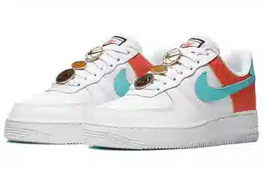 Nike Air Force 1 White Aqua Clay