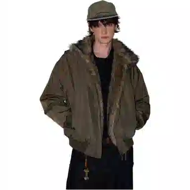 American Vintage Eagle Puffer Jacket