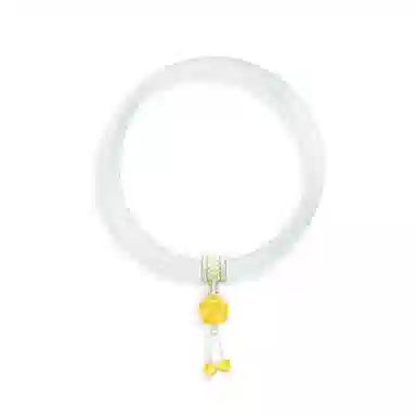 【999足金纯金 好运莲莲】 福韵金 六桂福 莲花新中式流苏转运手饰轻奢精致简约高级温婉优雅大气时来运转诸事顺利百搭 玉髓 手镯 女款