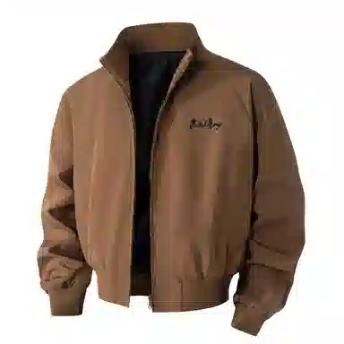 【显肩宽正肩防风防泼水】布客行 美式高街飞行员教练阔形复合短款御寒保暖休闲百搭大码老钱风开衫外套立领工装机车风拉链夹克 男女同款