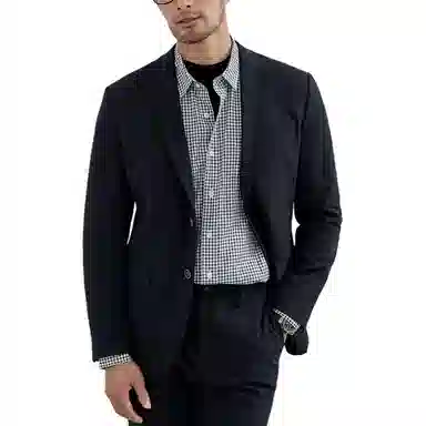 丹宁哲学 抗皱免烫弹力面料 高品质修身休闲西装 男款