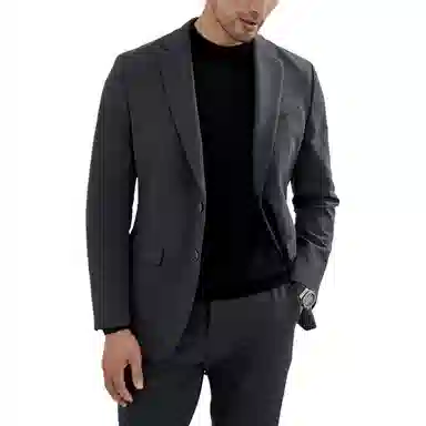 丹宁哲学 抗皱免烫弹力面料 高品质修身休闲西装 男款