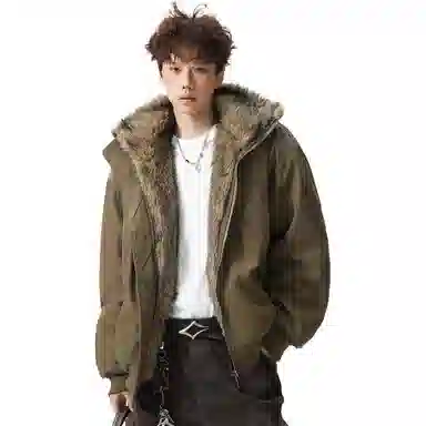 American Vintage Eagle Puffer Jacket