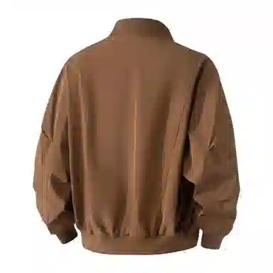 【显肩宽正肩防风防泼水】布客行 美式高街飞行员教练阔形复合短款御寒保暖休闲百搭大码老钱风开衫外套立领工装机车风拉链夹克 男女同款