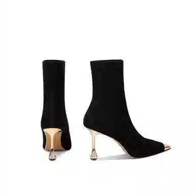 hoov 2025 Metal Toe High Heel Boots