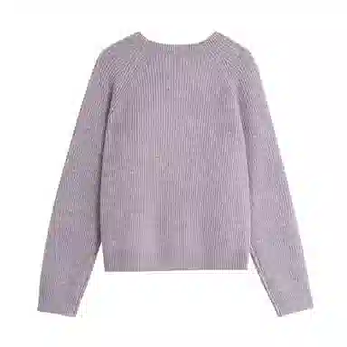 茵曼 纯色百搭简约舒适针织衫 女款