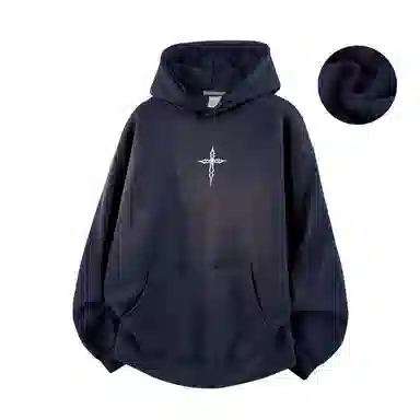SUNSETMONENT Wings Cross Hoodie