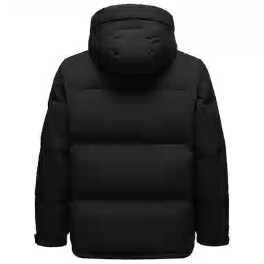 Tambour Bread Short Hooded Down Jacket