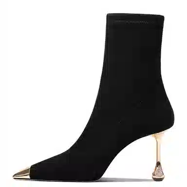 hoov 2025 Metal Toe High Heel Boots