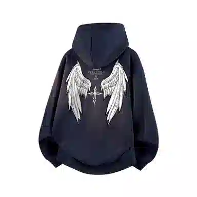 SUNSETMONENT Wings Cross Hoodie