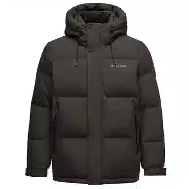 Tambour Bread Short Hooded Down Jacket
