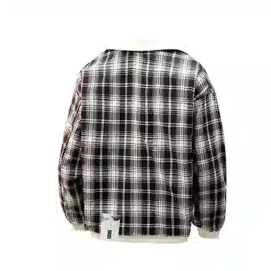 布客行 美式复古高街潮牌翻领痞帅休闲宽松百搭夹克 男女同款