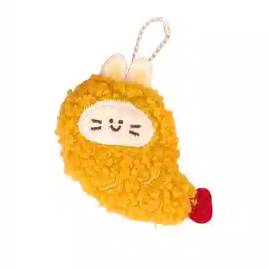 心水好物 创意卡通食物日料寿司炸物公仔少女百搭背包挂坠装饰小玩偶挂饰 毛绒 挂件 男女同款情侣款