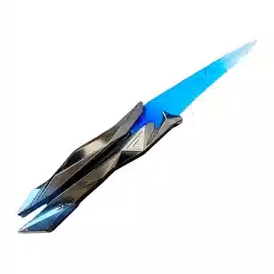 碧蓝水岸 渐变蓝 粉蝴蝶甩刀 其他静态模型