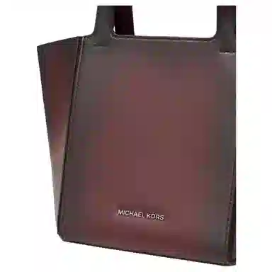 Michael Kors Jordi Tote Bag Small Brown Red