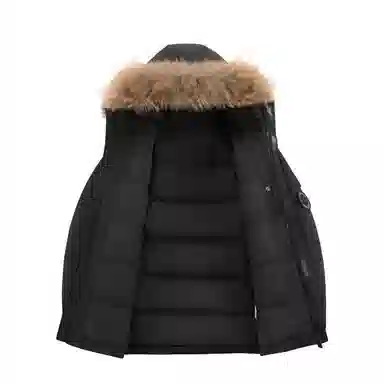 鸭鸭 宝藏抗冻轻盈舒适休闲户外运动上课通勤百搭加厚保暖亲肤防寒防风防水可拆卸毛领中长款羽绒服 男女同款