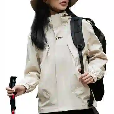 左岸 休闲户外连帽运动徒步轻便干爽透气不闷热防刮耐磨夹克 女款