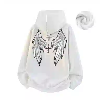 SUNSETMONENT Wings Cross Hoodie