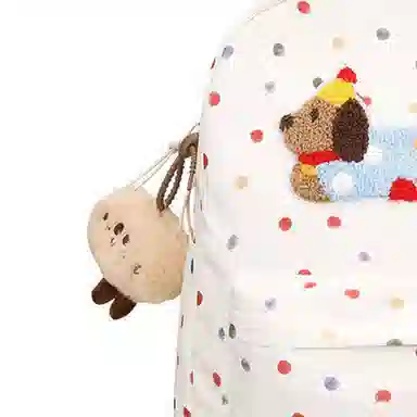 DCLOUD Nylon Backpack Off White