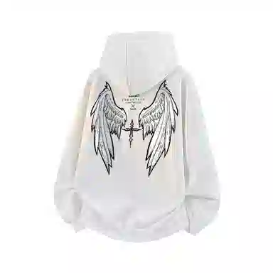 SUNSETMONENT Wings Cross Hoodie