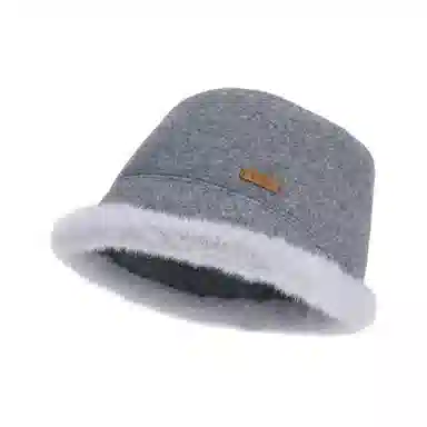 山一丸 韩版防风保暖水桶显脸小百搭护耳 涤纶 帽子 女款